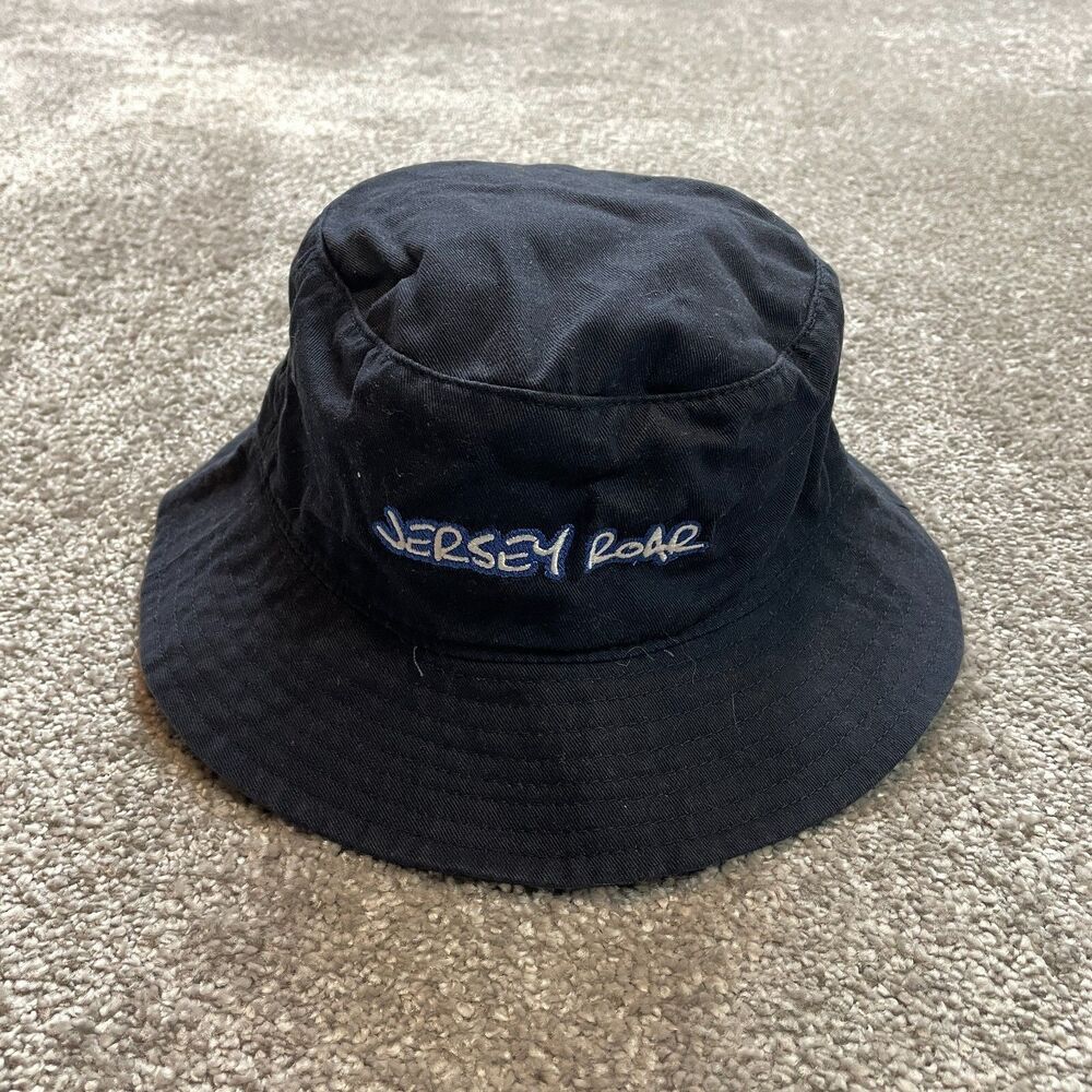 Big X Bucket Hat Adult One size Navy Blue Jersey Road Embroidered Logo Cotton